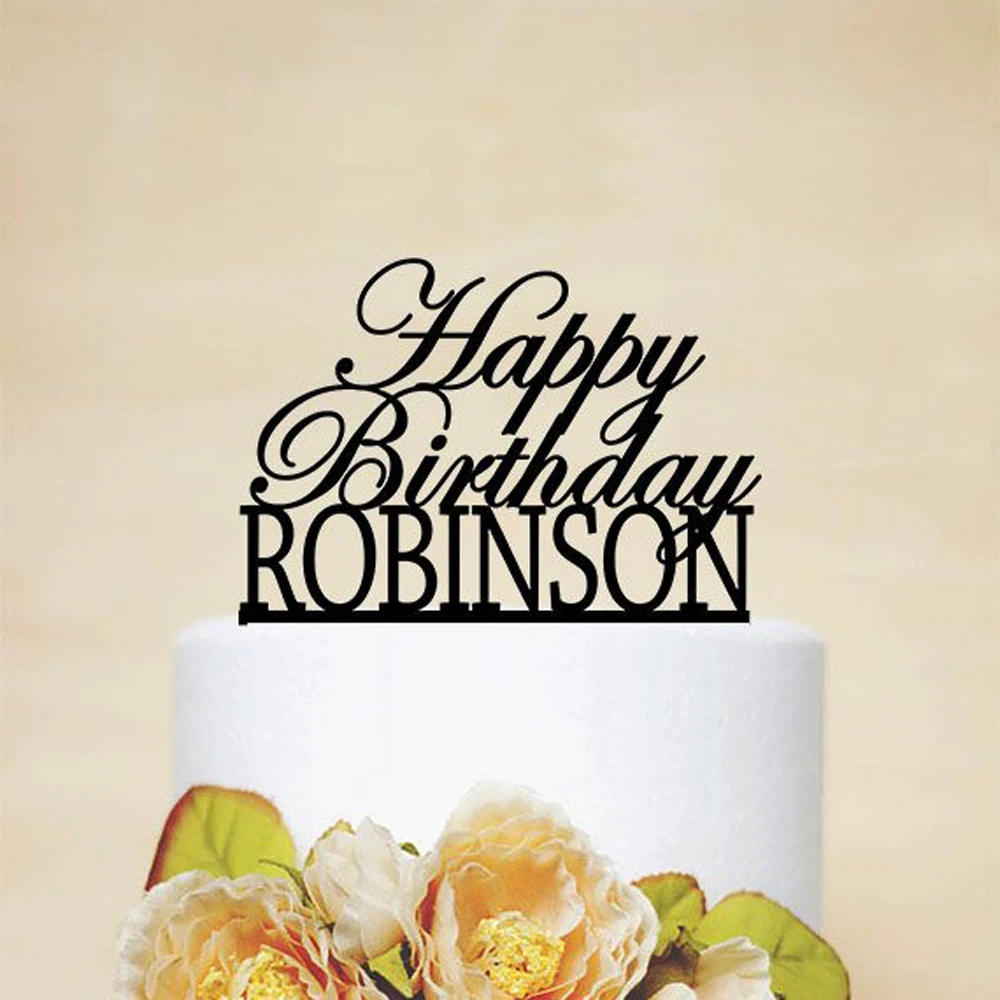 Happy Birthday Cake Topper,Personalized Cake Topper,Acrylic Topper Decoration Supplies , Birthday Party Cake Topper
Happy Birthday Cake Topper,Personalized Cake Topper,Acrylic Topper Decoration Supplies , Birthday Party Cake Topper
