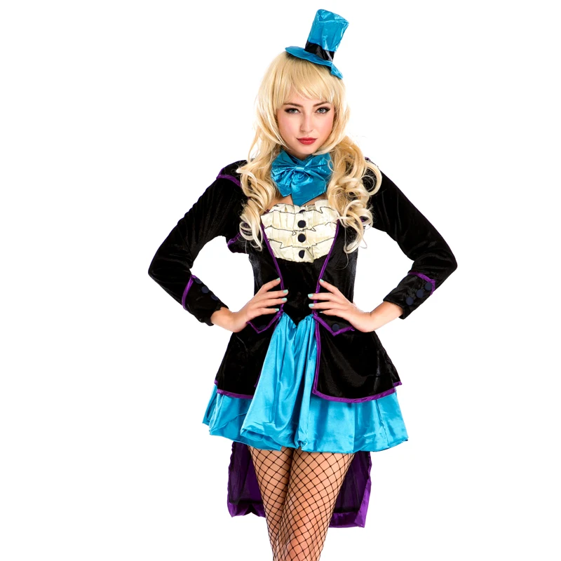 Sexy Princess Queen Cosplay Costume Women Halloween Alice in Wonderland Lolita Dress Fantasia Magician Tuxedo Costume A158648
Sexy Princess Queen Cosplay Costume Women Halloween Alice in Wonderland Lolita Dress Fantasia Magician Tuxedo Costume A158648