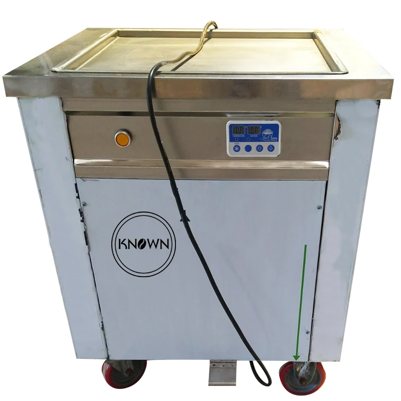 Commercial Fried Ice Cream Machine with Stainless Steel KN-1DA45 Single Pan Ice Cream Roller Rolling Making Maker R410a
Commercial Fried Ice Cream Machine with Stainless Steel KN-1DA45 Single Pan Ice Cream Roller Rolling Making Maker R410a