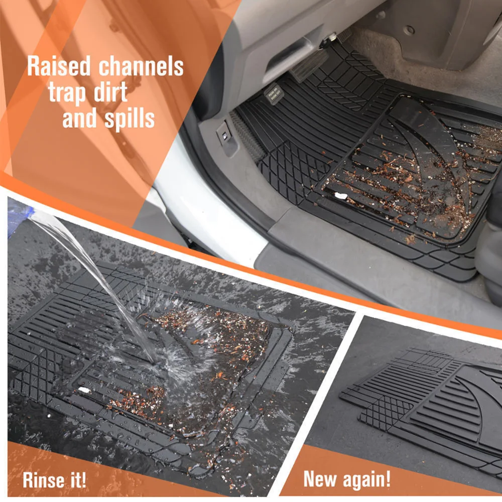 Waterproof Carpet Floor Mats Plane-Universal PVC Rubber Automobile Carpet Cover Car Interior Accessories Protector 4pcs
Waterproof Carpet Floor Mats Plane-Universal PVC Rubber Automobile Carpet Cover Car Interior Accessories Protector 4pcs