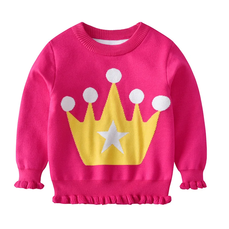 2018 Autumn & Winter New Kids Sweaters Girls Crown Baby Girl Sweater Kids-pullover Cardigan For Girls Spring
2018 Autumn & Winter New Kids Sweaters Girls Crown Baby Girl Sweater Kids-pullover Cardigan For Girls Spring