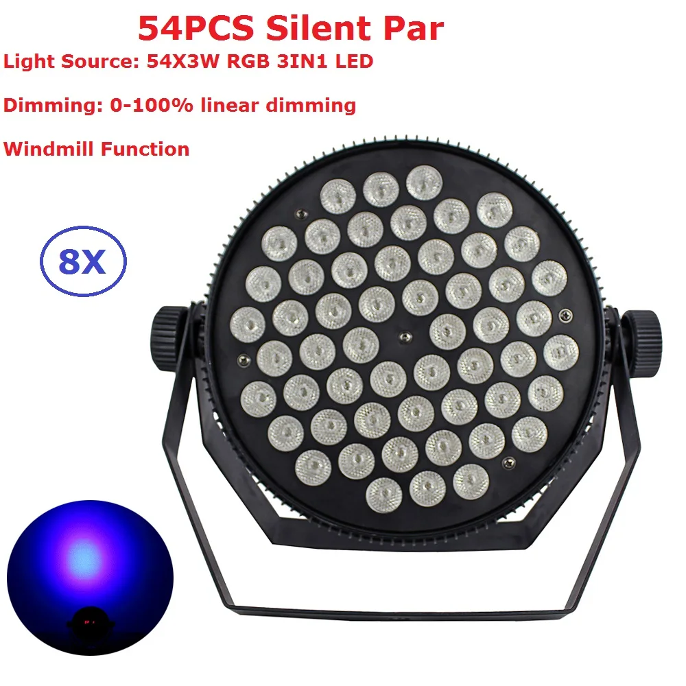 8xlot Профессиональные светодиодные сценические огни 54X3W LED RGB PAR DMX сценическое освещение DMX512 Master-Slave плоский для диско-вечеринки DJ KTV
8xlot Профессиональные светодиодные сценические огни 54X3W LED RGB PAR DMX сценическое освещение DMX512 Master-Slave плоский для диско-вечеринки DJ KTV
