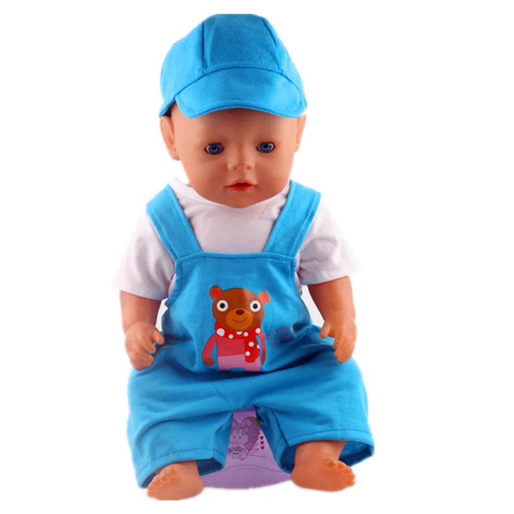 New Arrival high quality popular Deep blue Leisure clothes For 43cm New Zaft (Including hat)N286
New Arrival high quality popular Deep blue Leisure clothes For 43cm New Zaft (Including hat)N286