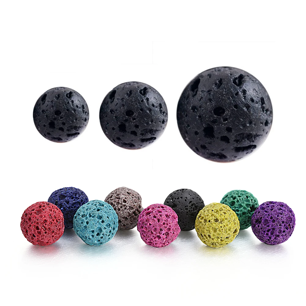 16mm/10mm/8mm Natural Stone Lava Beads For Diffuser Necklace Locket Necklace Essential Oil Jewelry Women Gift
16mm/10mm/8mm Natural Stone Lava Beads For Diffuser Necklace Locket Necklace Essential Oil Jewelry Women Gift