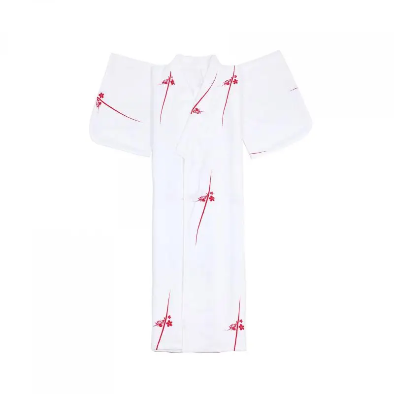 Traditional Japanese Women Kimono Yukata White Print Long Robe With Obi Vintage Girls Daily Dress Gown Cosplay Costume S M
Traditional Japanese Women Kimono Yukata White Print Long Robe With Obi Vintage Girls Daily Dress Gown Cosplay Costume S M