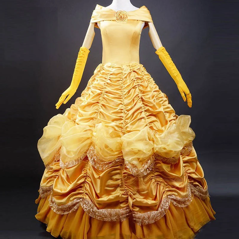 Customized New Princess Belle Dress For Halloween Costume Adult Women Beauty And The Beast Dress Cosplay Costume Free Shipping
Customized New Princess Belle Dress For Halloween Costume Adult Women Beauty And The Beast Dress Cosplay Costume Free Shipping