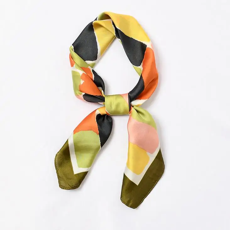 Yishine 70x70cm Women Multifunction Polyester Silk Scarf Colorful Geometric Satin Small Square Wraps Neckwear Handkerchief
Yishine 70x70cm Women Multifunction Polyester Silk Scarf Colorful Geometric Satin Small Square Wraps Neckwear Handkerchief