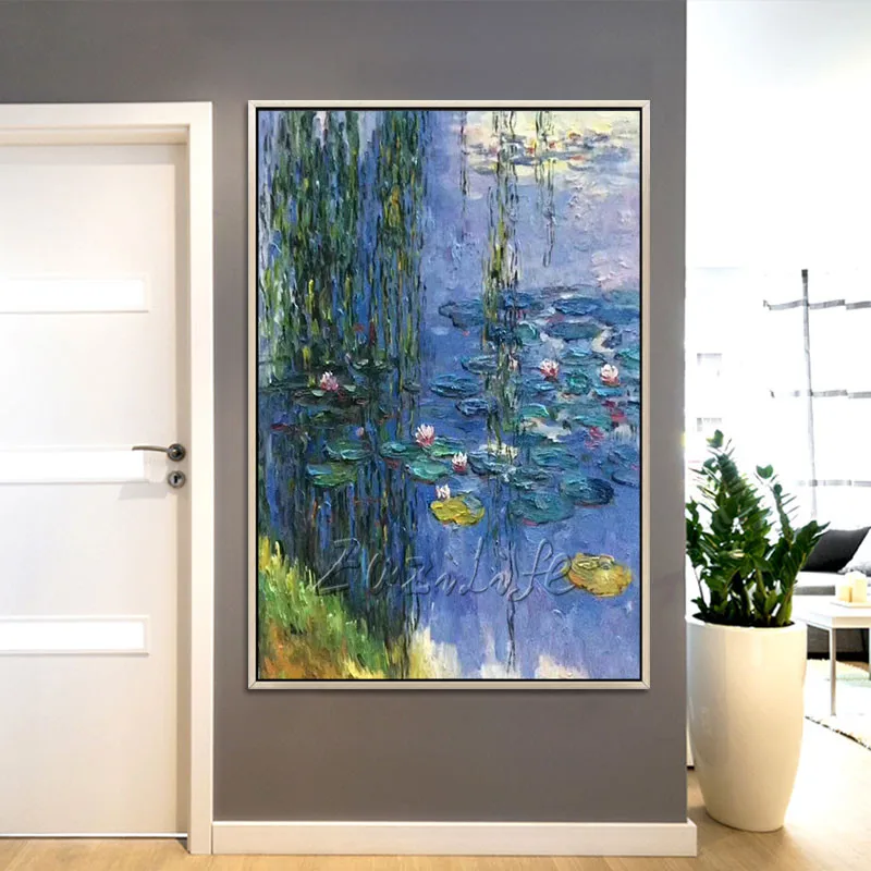 Claude Monet oil painting canvas painting lotus painting Wall art wall Pictures for Living room home decor caudros decoracion13
Claude Monet oil painting canvas painting lotus painting Wall art wall Pictures for Living room home decor caudros decoracion13