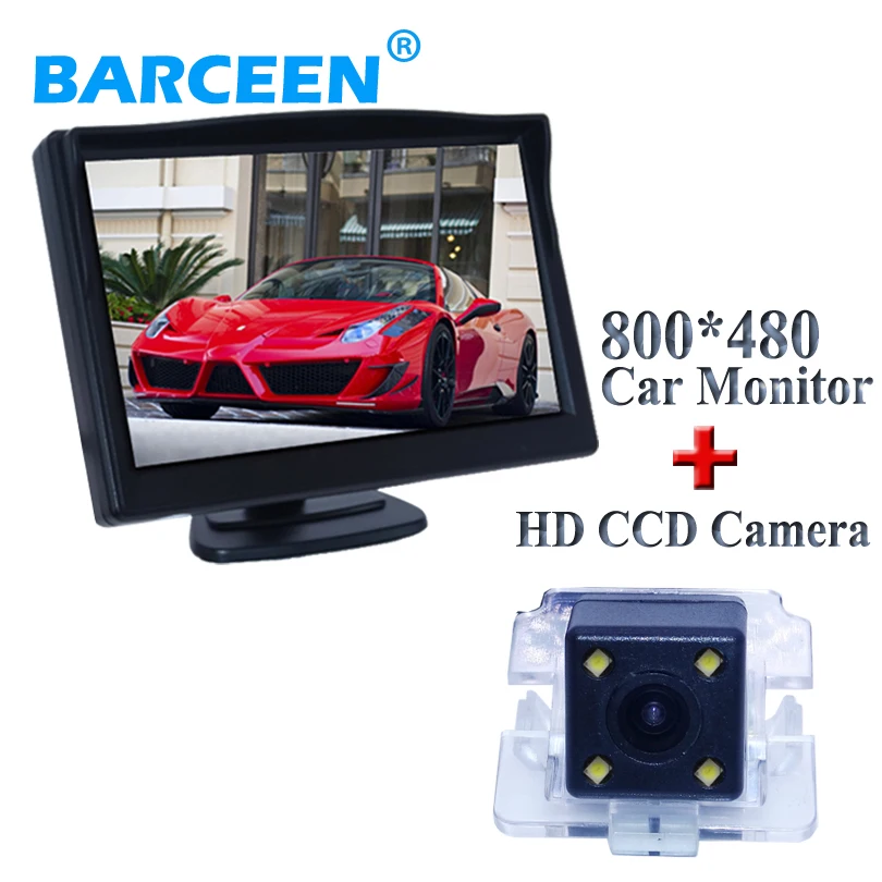In-Dash placement wide screen car rear monitor +led lights night vision car parking camera plastic shell material
In-Dash placement wide screen car rear monitor +led lights night vision car parking camera plastic shell material