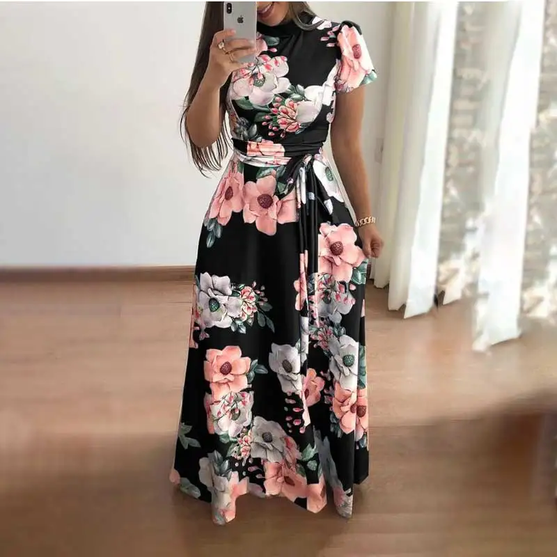 Maxi dress women clothing 2022 fashion cotton sashes summer dress women floral printed long women dress casual summer dresses
Maxi dress women clothing 2022 fashion cotton sashes summer dress women floral printed long women dress casual summer dresses
