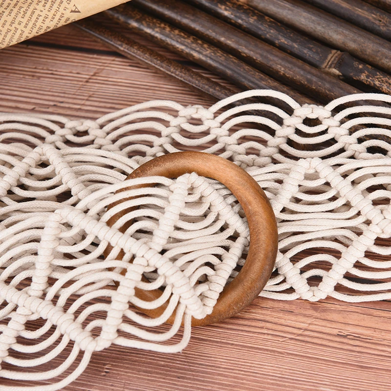 Vintage Wide Bohemian Belts For Women Round Wood Buckle Woven Braided Rope Belt Female Casual Crochet Boho Dress Waistband
Vintage Wide Bohemian Belts For Women Round Wood Buckle Woven Braided Rope Belt Female Casual Crochet Boho Dress Waistband