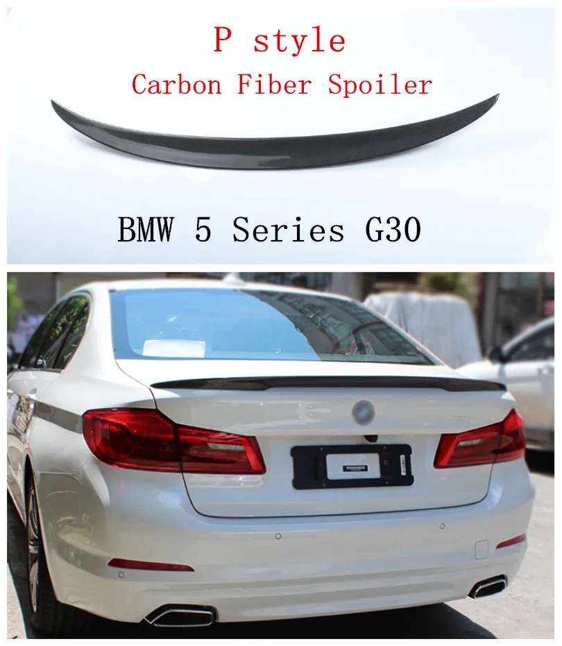 P стиль спойлер из углеродного волокна для BMW 5 серии G30 525 528 530 540 2018 крыло спойлера Высококачественная брендовая одежда, новинка, авто аксессуары
P стиль спойлер из углеродного волокна для BMW 5 серии G30 525 528 530 540 2018 крыло спойлера Высококачественная брендовая одежда, новинка, авто аксессуары