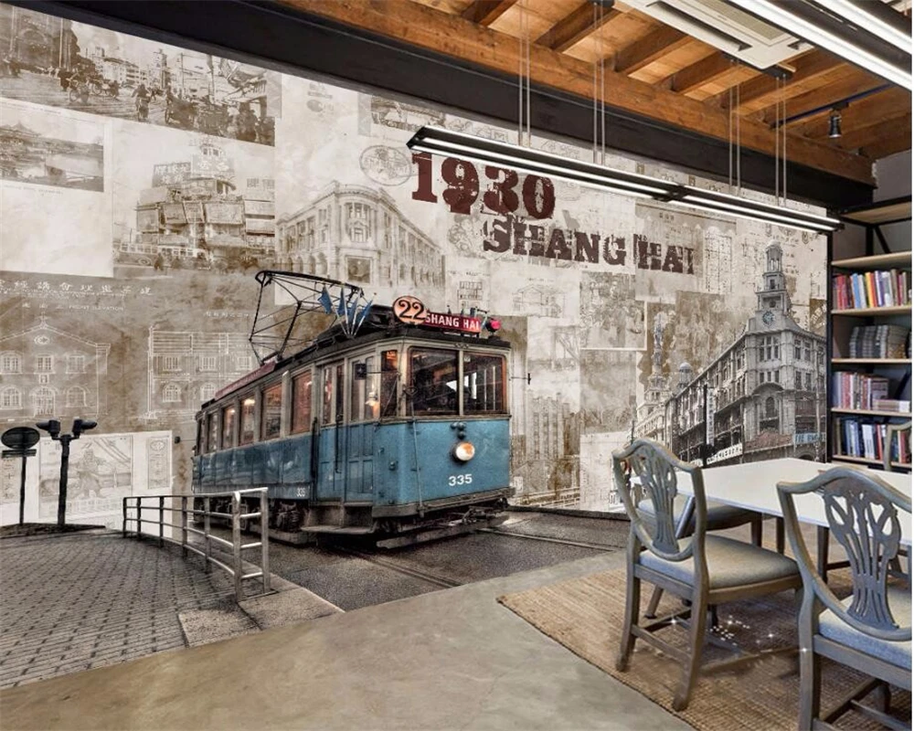 beibehang Custom photo wallpaper 3d Living room stereo murals Old Shanghai architecture retro nostalgia background wall paper
beibehang Custom photo wallpaper 3d Living room stereo murals Old Shanghai architecture retro nostalgia background wall paper