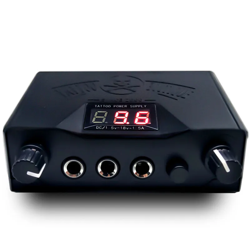 1Pcs New Black Double Dual LED 3 Digital Display Tattoo Power Supply for Tattoo Kits permanent makeup power supply tattoo
1Pcs New Black Double Dual LED 3 Digital Display Tattoo Power Supply for Tattoo Kits permanent makeup power supply tattoo