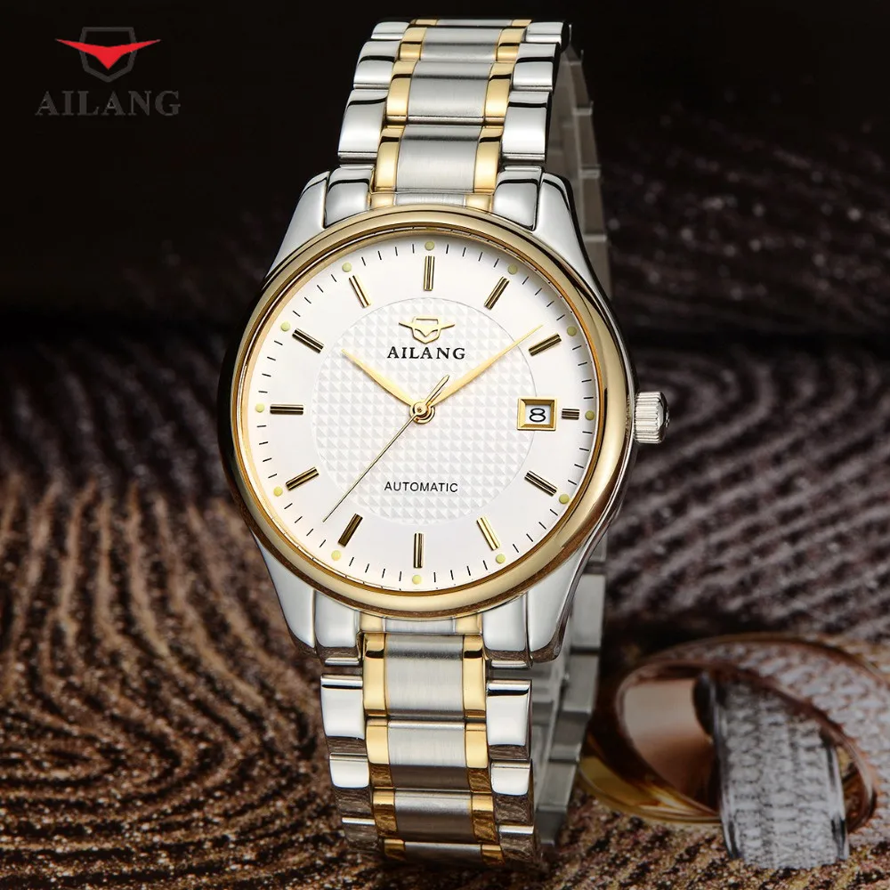 Simple Men Business Statement Watches Brand Automatic Mechanical Watch Calendar Full Steel Wrist watch Elegant England Relogios
Simple Men Business Statement Watches Brand Automatic Mechanical Watch Calendar Full Steel Wrist watch Elegant England Relogios