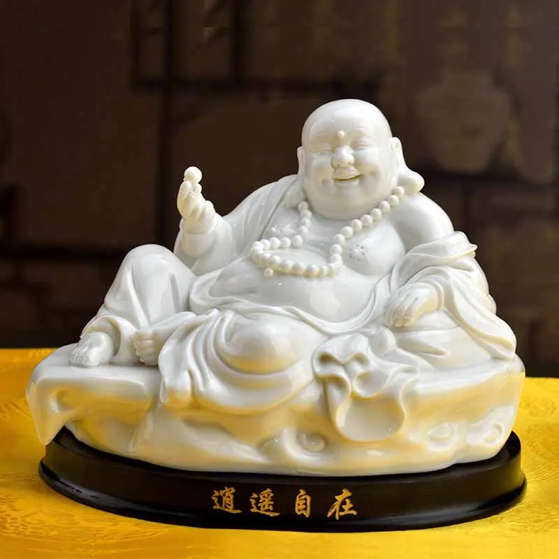 Chinese White Porcelain Maitreya Buddha Decoration Creative Ceramics Buddha Buddha Decoration Crafts Home Lucky Gift
Chinese White Porcelain Maitreya Buddha Decoration Creative Ceramics Buddha Buddha Decoration Crafts Home Lucky Gift