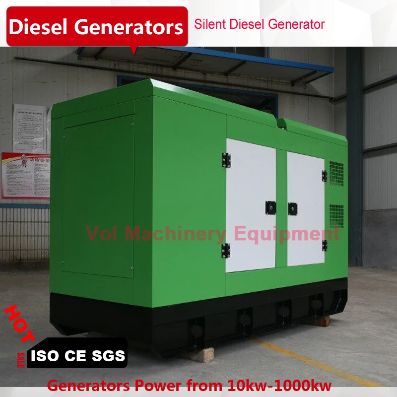 Китайский 30 кВт тихий дизельный генератор водяного охлаждения с