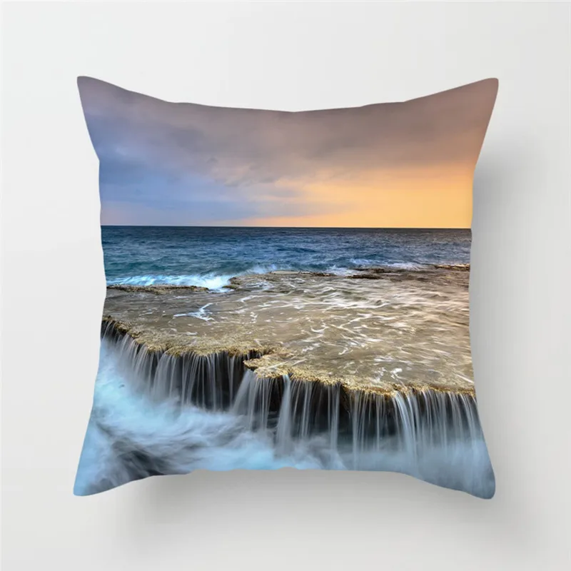 Fuwatacchi Scenic Cushion Cover Sunset Dusk Seaside Waterfall Pillow Cover for Decor Home Sofa Chair Decorative Linen Pillowcase
Fuwatacchi Scenic Cushion Cover Sunset Dusk Seaside Waterfall Pillow Cover for Decor Home Sofa Chair Decorative Linen Pillowcase