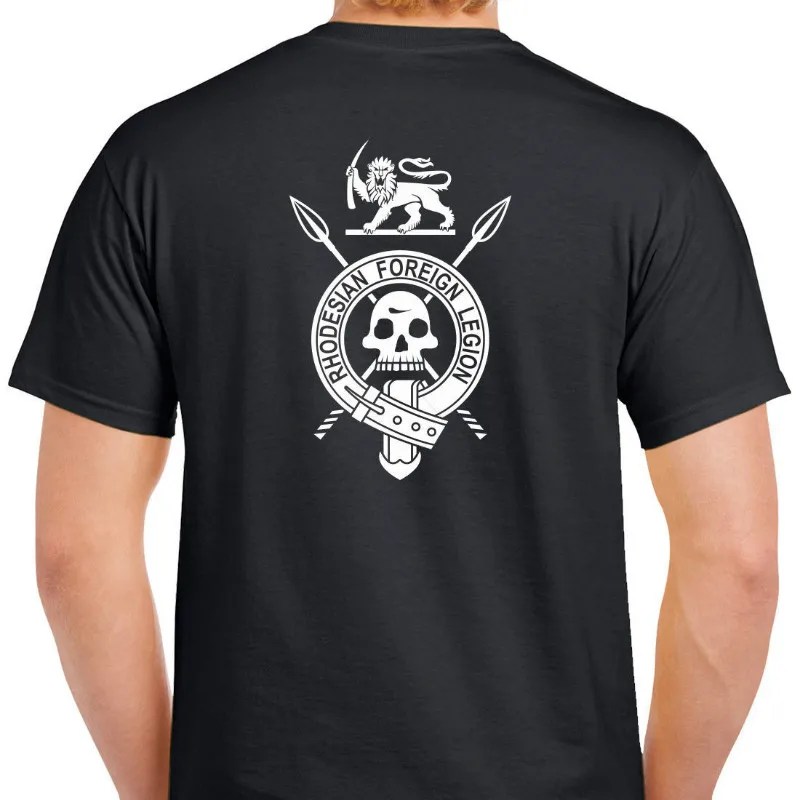 Футболка Rhodesian Foreign Legion Двусторонняя Rli Rhodesia 0710 2 забавная футболка для