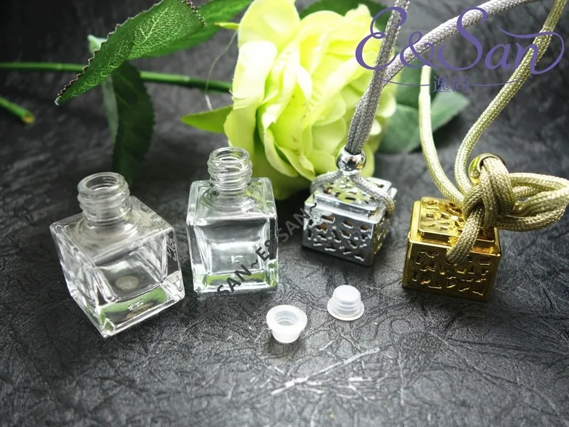 FMS014-6ML Silver and Gold Refillable Square Bottle with A Cover Car Ornaments Perfume Bottle Glass Empty Bottle 100PCS/LOT
FMS014-6ML Silver and Gold Refillable Square Bottle with A Cover Car Ornaments Perfume Bottle Glass Empty Bottle 100PCS/LOT