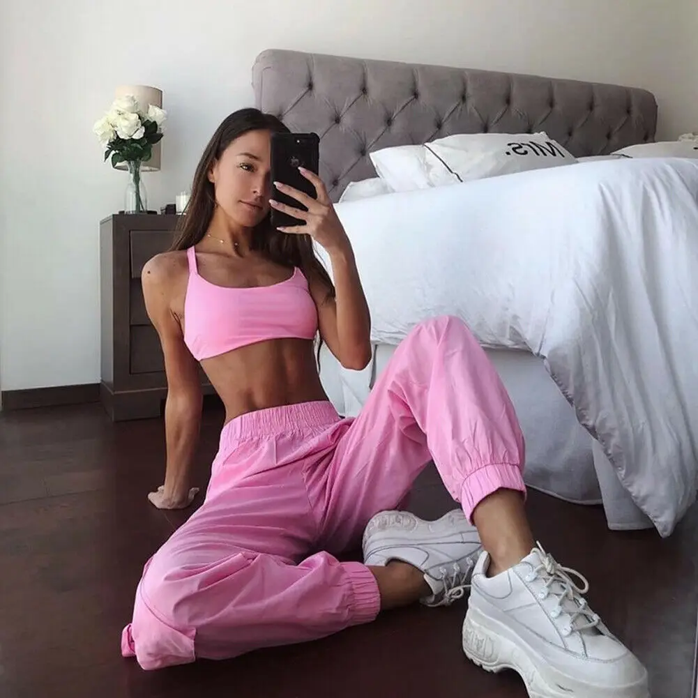 2Pcs/set Women Hip Hop Fashion Tracksuit Gym Yoga Running Sweatshirt Crop Tops+High Waist Pants Sport Wear Casual Suit
2Pcs/set Women Hip Hop Fashion Tracksuit Gym Yoga Running Sweatshirt Crop Tops+High Waist Pants Sport Wear Casual Suit