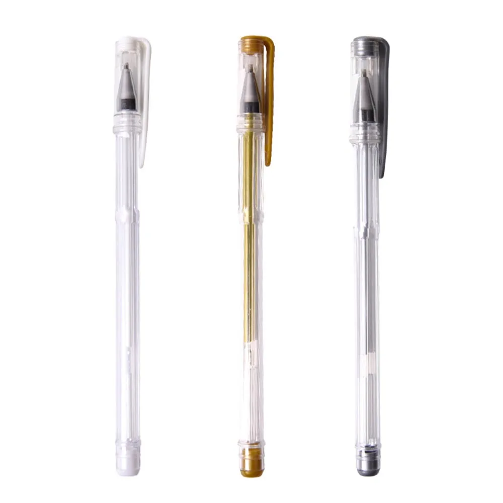 3Pcs/lot 0.7mm White Gold Silver Gel Pens Sketching Drawing Pen for Art Marker Design Comic Manga Painting Supplies
3Pcs/lot 0.7mm White Gold Silver Gel Pens Sketching Drawing Pen for Art Marker Design Comic Manga Painting Supplies