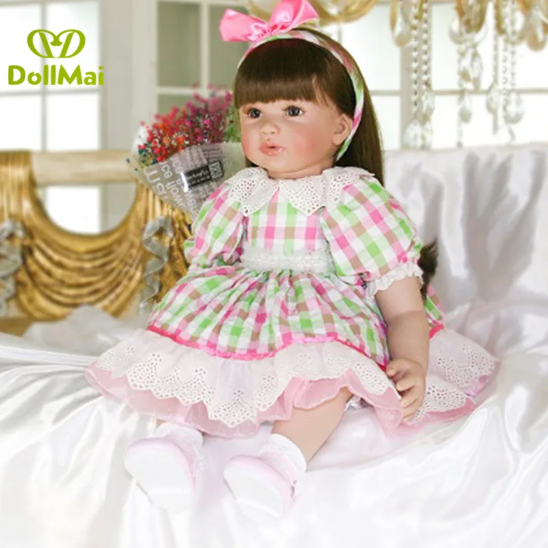 60cm Silicone Reborn Baby Doll Toys 24 inch Vinyl Princess Toddler reborn Babies Dolls Girls Birthday Gift Bebes reborn
60cm Silicone Reborn Baby Doll Toys 24 inch Vinyl Princess Toddler reborn Babies Dolls Girls Birthday Gift Bebes reborn
