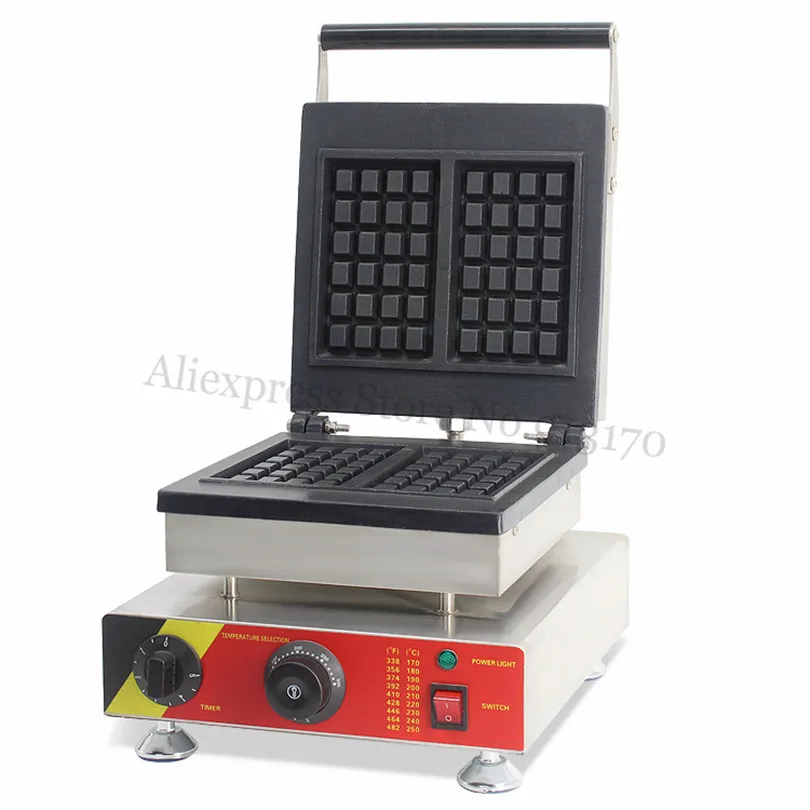 Electric Rectangle Waffle Machine Stainless Steel Square Waffle Baker Maker Nonstick with Timer and Temperature Controller
Electric Rectangle Waffle Machine Stainless Steel Square Waffle Baker Maker Nonstick with Timer and Temperature Controller