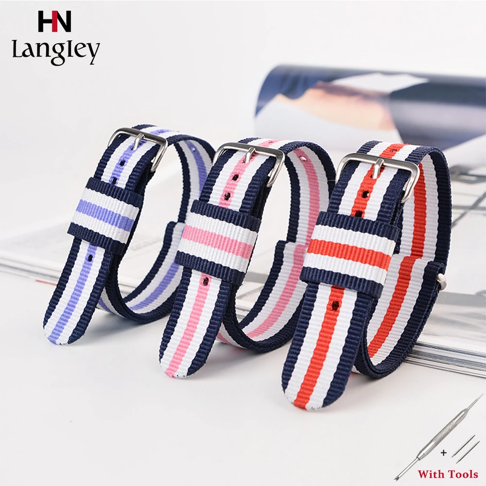 Nylon Colorful Watch Straps For Men Women Wristwatch 13 14 17 18 19 20mm Unisex Watchband Breathable Strap Watches Accessories
Nylon Colorful Watch Straps For Men Women Wristwatch 13 14 17 18 19 20mm Unisex Watchband Breathable Strap Watches Accessories