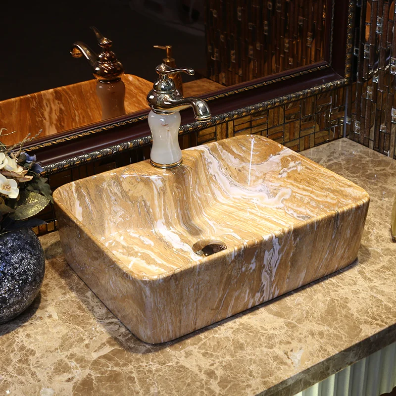 King of the Chinese style hand wash basin in Jingdezhen, Taiwan Basin, classical bathroom imitation stone decorative art basin
King of the Chinese style hand wash basin in Jingdezhen, Taiwan Basin, classical bathroom imitation stone decorative art basin