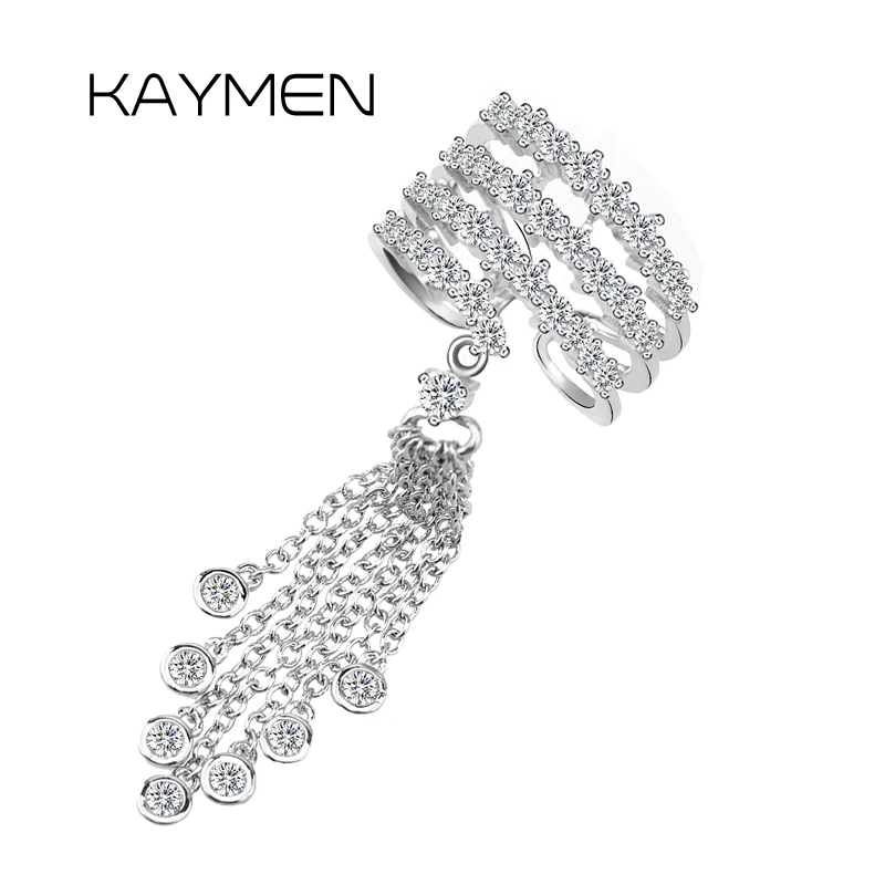 New Good Quality Tassels Wedding Ring For Women Copper with Zirconia Resizable Statement Girl Ring Punk Style Fashion Jewelry
New Good Quality Tassels Wedding Ring For Women Copper with Zirconia Resizable Statement Girl Ring Punk Style Fashion Jewelry