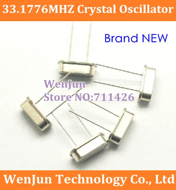NEW 33.1776MHZ Crystal Oscillator 33.1776MHZ Plug-in crystal HC-49S Crystal Oscillator 20PF
NEW 33.1776MHZ Crystal Oscillator 33.1776MHZ Plug-in crystal HC-49S Crystal Oscillator 20PF