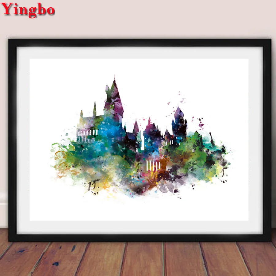 5D DIY Diamond painting Watercolor castle Diamond Embroidery Complete Kit Cross Stitch Rhinestone Mosaic Square/Round Stones
5D DIY Diamond painting Watercolor castle Diamond Embroidery Complete Kit Cross Stitch Rhinestone Mosaic Square/Round Stones