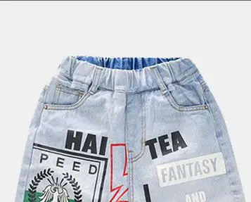 Summer Boys Short Pants Children Denim Clothes Knee Length Leggings Kids Boys Shorts Letter printed Teenager Trousers Kids Pant
Summer Boys Short Pants Children Denim Clothes Knee Length Leggings Kids Boys Shorts Letter printed Teenager Trousers Kids Pant