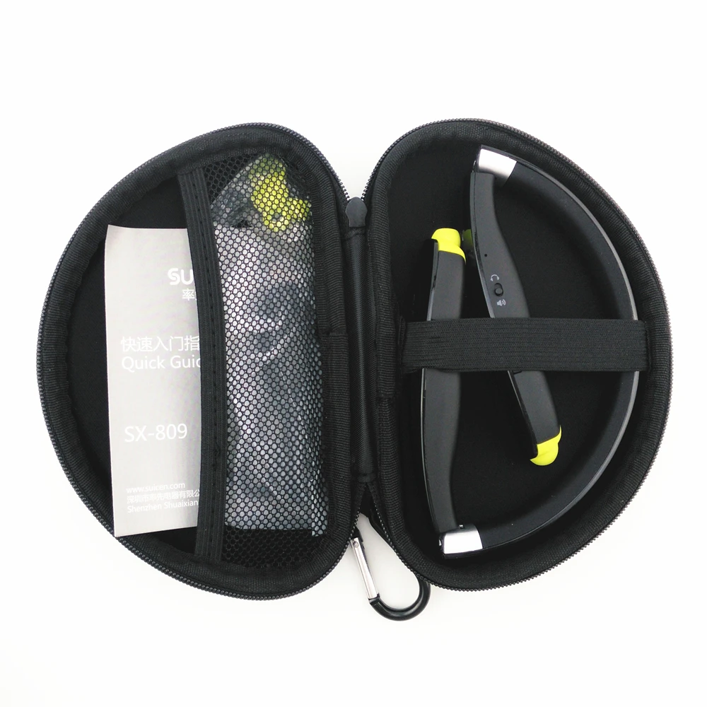 Suicen SX-809 Sports Bluetooth headphones Portable Wireless Headset Handsfree Speaker Anti-lost Retractable Foldable Earphone
Suicen SX-809 Sports Bluetooth headphones Portable Wireless Headset Handsfree Speaker Anti-lost Retractable Foldable Earphone