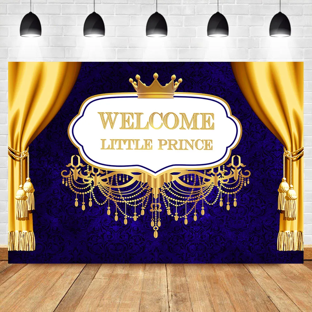 Фотофон NeoBack Royal Baby Shower роскошный сапфировый голубой фон для студийной фотосъемки