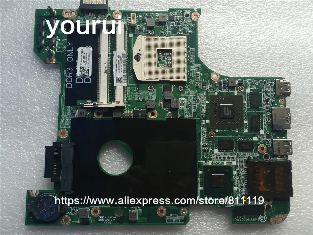 Yourui для Inspiron N4110 HM67 HD663 Материнская плата ноутбука 0GG0VM CN-0GG0VM DAV02AMB8F1 HM67 DDR3 1G неинтегрированная материнская плата
Yourui для Inspiron N4110 HM67 HD663 Материнская плата ноутбука 0GG0VM CN-0GG0VM DAV02AMB8F1 HM67 DDR3 1G неинтегрированная материнская плата