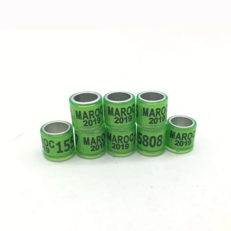2019 Aluminium&plastic pigeon rings Morocco yellow blue green red bird foot ring MAROC pigeon ring
2019 Aluminium&plastic pigeon rings Morocco yellow blue green red bird foot ring MAROC pigeon ring