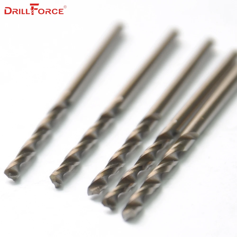 Drillforce Tools 8mm M35 Cobalt Drill Bits Set HSS-CO Bit for Drilling on Hardened Steel Cast Iron &Stainless | Инструменты