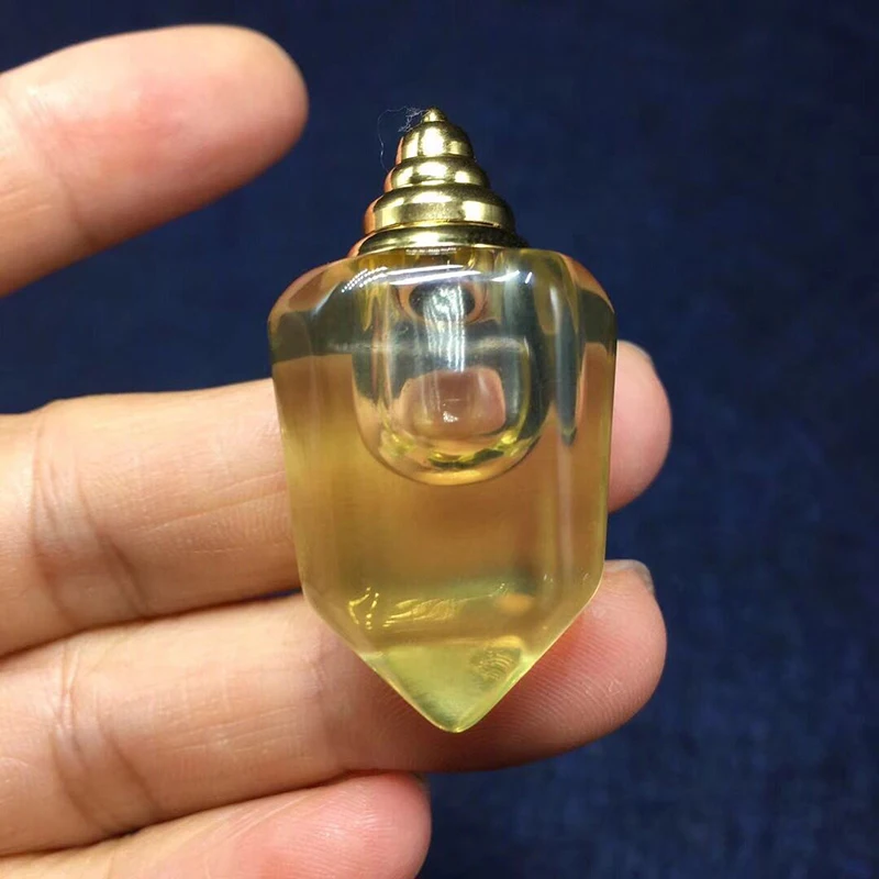 Wholesale Yellow Natural Crystal Pendant Carved Wishing Bottle Pendant Necklace for Women Men Lucky Evil Spirits Fashion Jewelry
Wholesale Yellow Natural Crystal Pendant Carved Wishing Bottle Pendant Necklace for Women Men Lucky Evil Spirits Fashion Jewelry