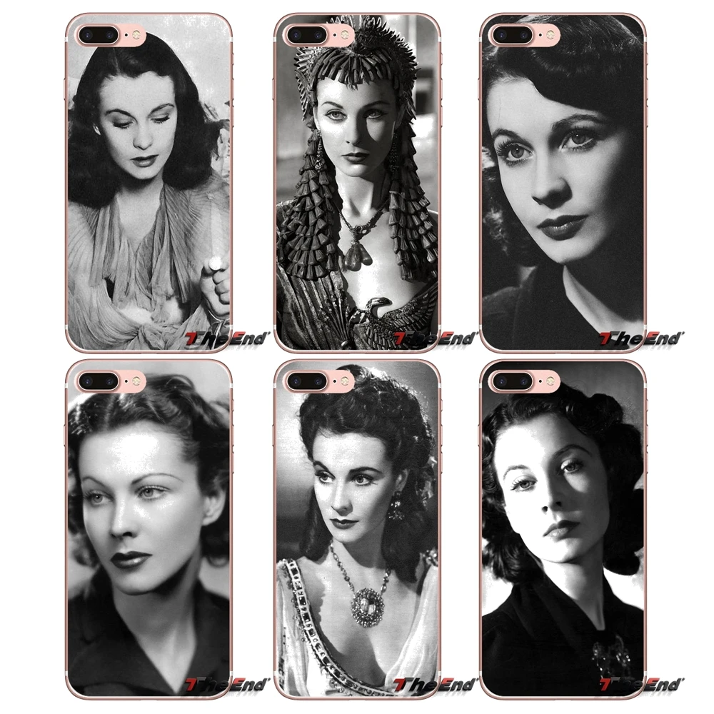 Фото Vivien Leigh Mary Hartley сценическая Пленка чехол для iPhone X 4 4S 5 5S 5C SE 6 6S 7 8 Plus Samsung Galaxy J1 J3 J5 J7 A3