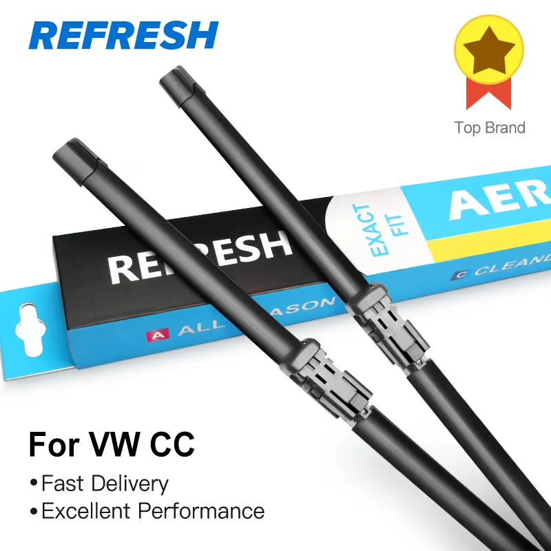REFRESH Wiper Blades for Volkswagen VW CC Fit Push Button Arms ( for North American Model )
REFRESH Wiper Blades for Volkswagen VW CC Fit Push Button Arms ( for North American Model )
