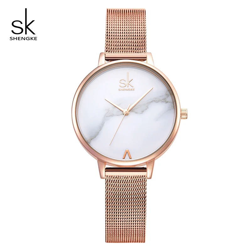 Shengke Creative Marble Dial Watches Women Luxury Stainless Steel Female Quartz Watch Top Brand Women's Wrist Watch For Ladies
Shengke Creative Marble Dial Watches Women Luxury Stainless Steel Female Quartz Watch Top Brand Women's Wrist Watch For Ladies