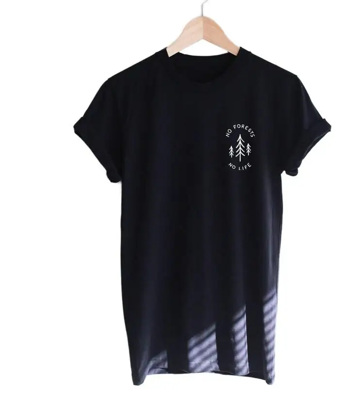 No Forests No Life T-Shirt Poacket Printed Forests Slogan Tee Stylish Summer Graphic life grunge vintage aesthetic cotton tops
No Forests No Life T-Shirt Poacket Printed Forests Slogan Tee Stylish Summer Graphic life grunge vintage aesthetic cotton tops