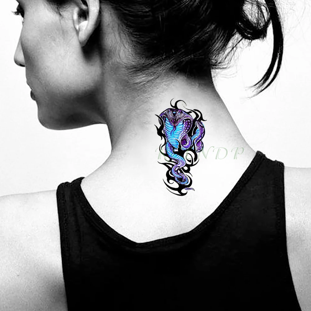 Waterproof Temporary Tattoo Stickers Snake Fake Tatto Flash Tatoo Tatouage Neck Hand Back Foot Arm for Girl Women Men
Waterproof Temporary Tattoo Stickers Snake Fake Tatto Flash Tatoo Tatouage Neck Hand Back Foot Arm for Girl Women Men