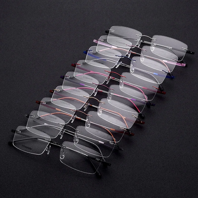 TR90 Rimless Prescription Glasses Men Women Titanium Alloy Frameless Optical Korean Screwless Eyewear Prescription Eyeglasses
TR90 Rimless Prescription Glasses Men Women Titanium Alloy Frameless Optical Korean Screwless Eyewear Prescription Eyeglasses