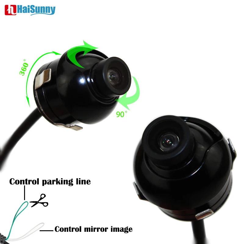 Резервная камера заднего вида HaiSunny Mini CCD 360, Автомобильная камера заднего вида, для автомобильных видеоплееров, мониторов
Резервная камера заднего вида HaiSunny Mini CCD 360, Автомобильная камера заднего вида, для автомобильных видеоплееров, мониторов