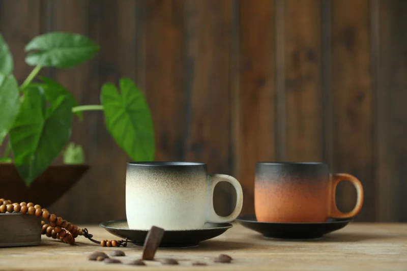 The original style ceramic tea cup creative Nostalgia coffee cup Delicate Milk cup and saucer Transmutation
The original style ceramic tea cup creative Nostalgia coffee cup Delicate Milk cup and saucer Transmutation