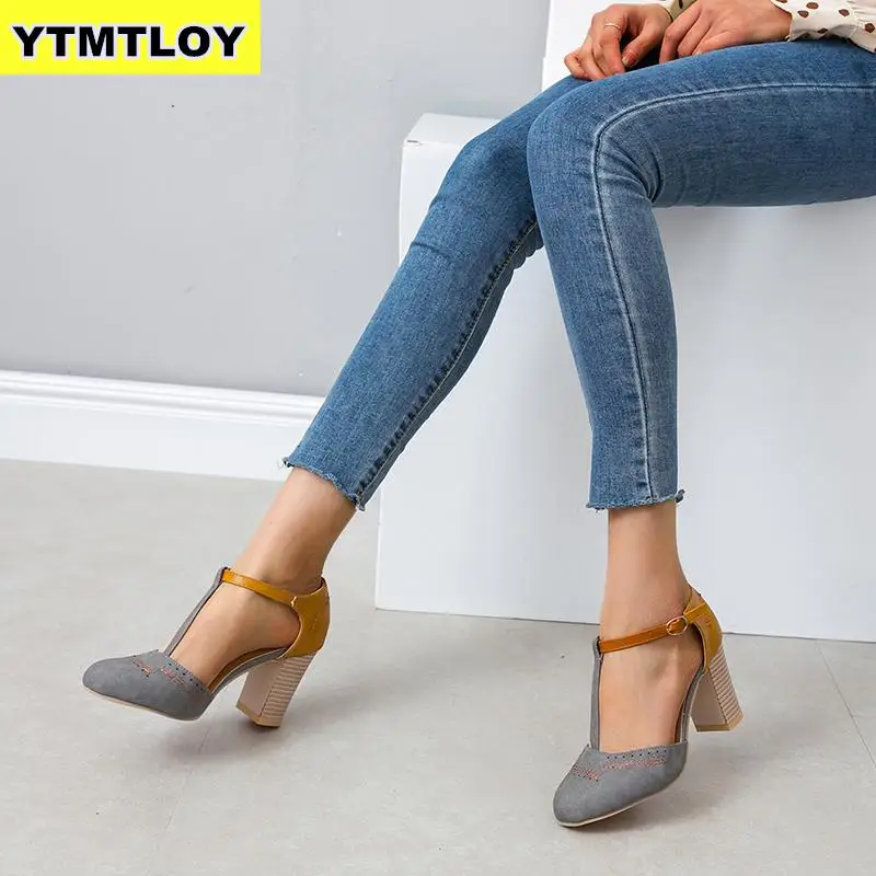 2019 Summer Women Pumps Square Heel High Shoes Ladies Platform Round Toe T-tied Wedding Dress Mujer Luxury Zapatos Blue Shoes
2019 Summer Women Pumps Square Heel High Shoes Ladies Platform Round Toe T-tied Wedding Dress Mujer Luxury Zapatos Blue Shoes