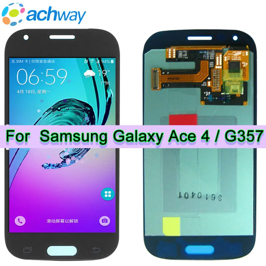 4.3" For Samsung Galaxy Ace 4 LCD SM-G357 G357FZ Display Touch Screen Digitizer Assembly Replacement For Samsung Ace4 G357 LCD
4.3" For Samsung Galaxy Ace 4 LCD SM-G357 G357FZ Display Touch Screen Digitizer Assembly Replacement For Samsung Ace4 G357 LCD